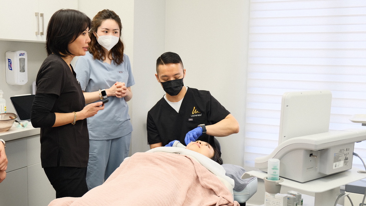 On-site laser training